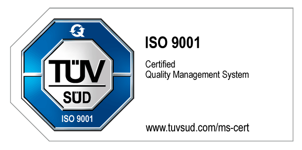 ISO 9001 certified